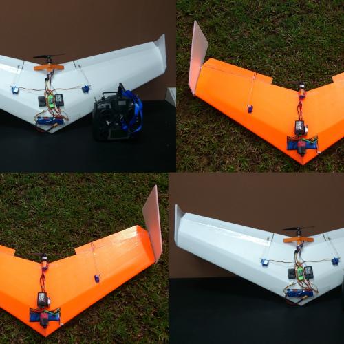 simple flying wing V3 Flite Test